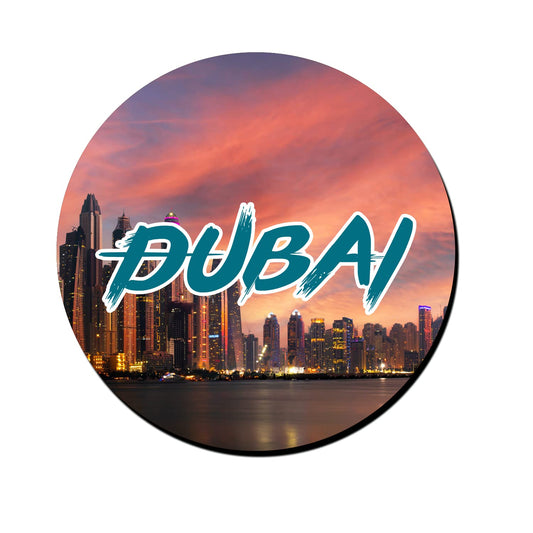 ShopTwiz Dubai Tour Decorative Large Fridge Magnet