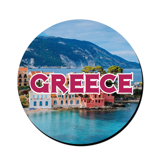 ShopTwiz Greece Beautiful Decorative Large Fridge Magnet