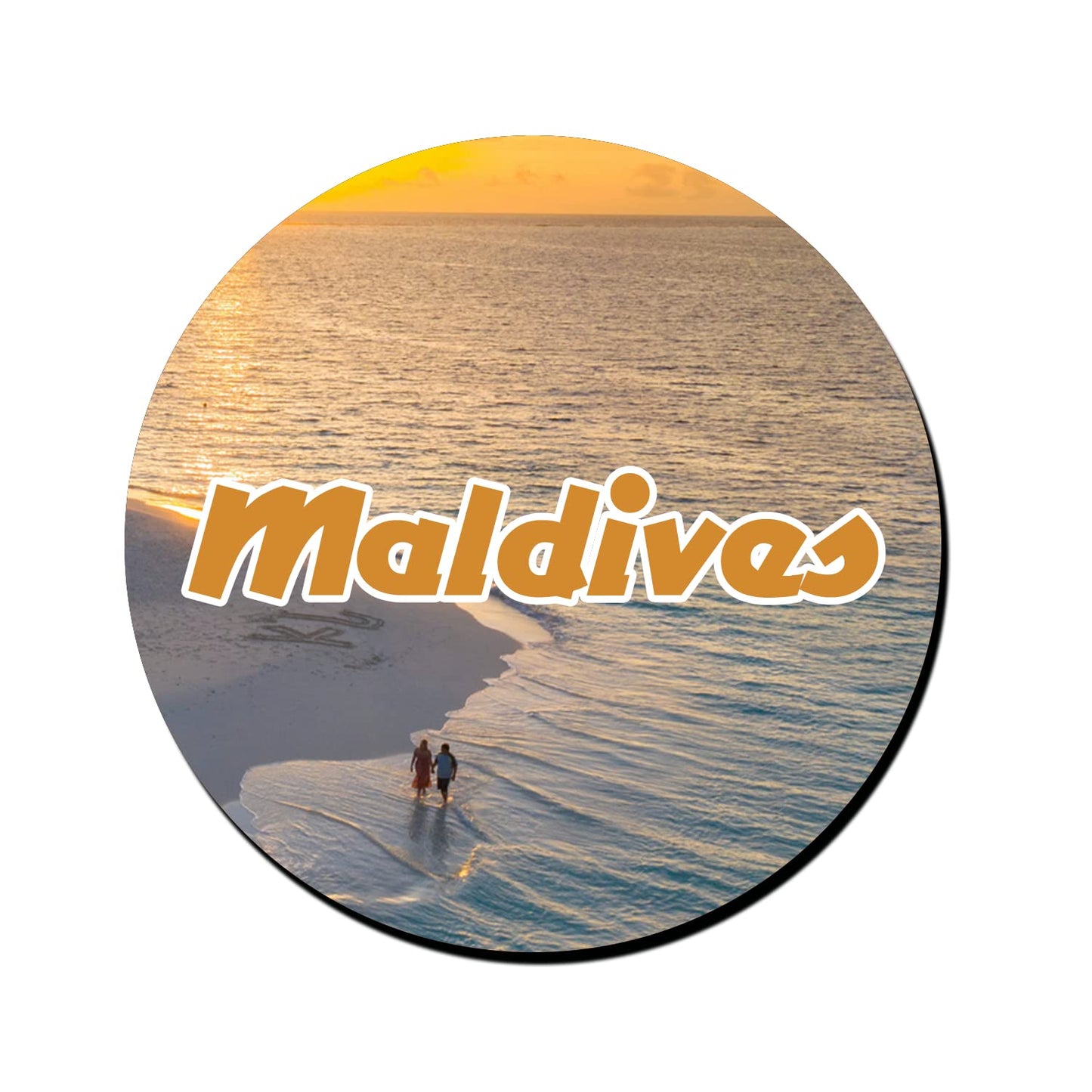 ShopTwiz Maldives Stunning Decorative Large Fridge Magnet