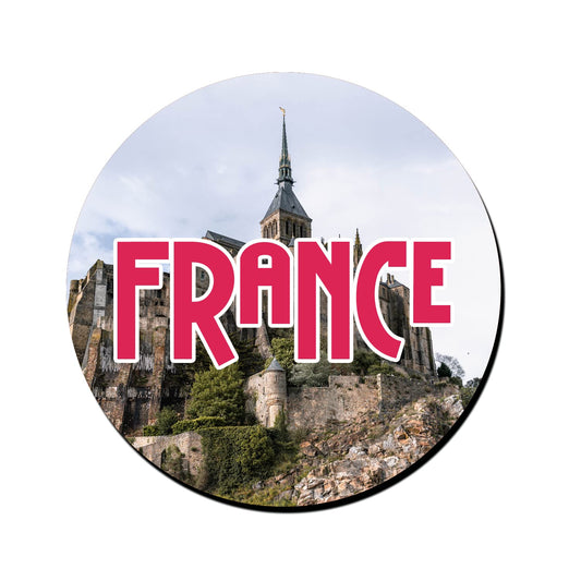 ShopTwiz France Scenic Decorative Large Fridge Magnet