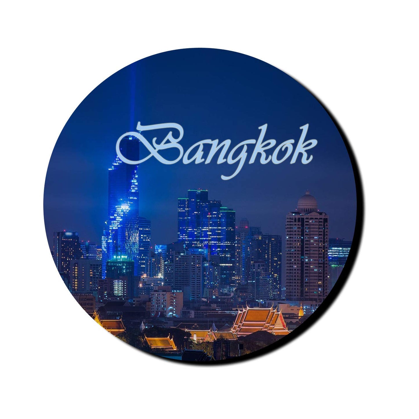 Turnhover Bangkok Fridge Magnet (Multicolour)