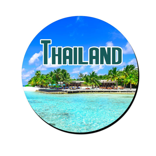 ShopTwiz Thailand Paradise Decorative Large Fridge Magnet