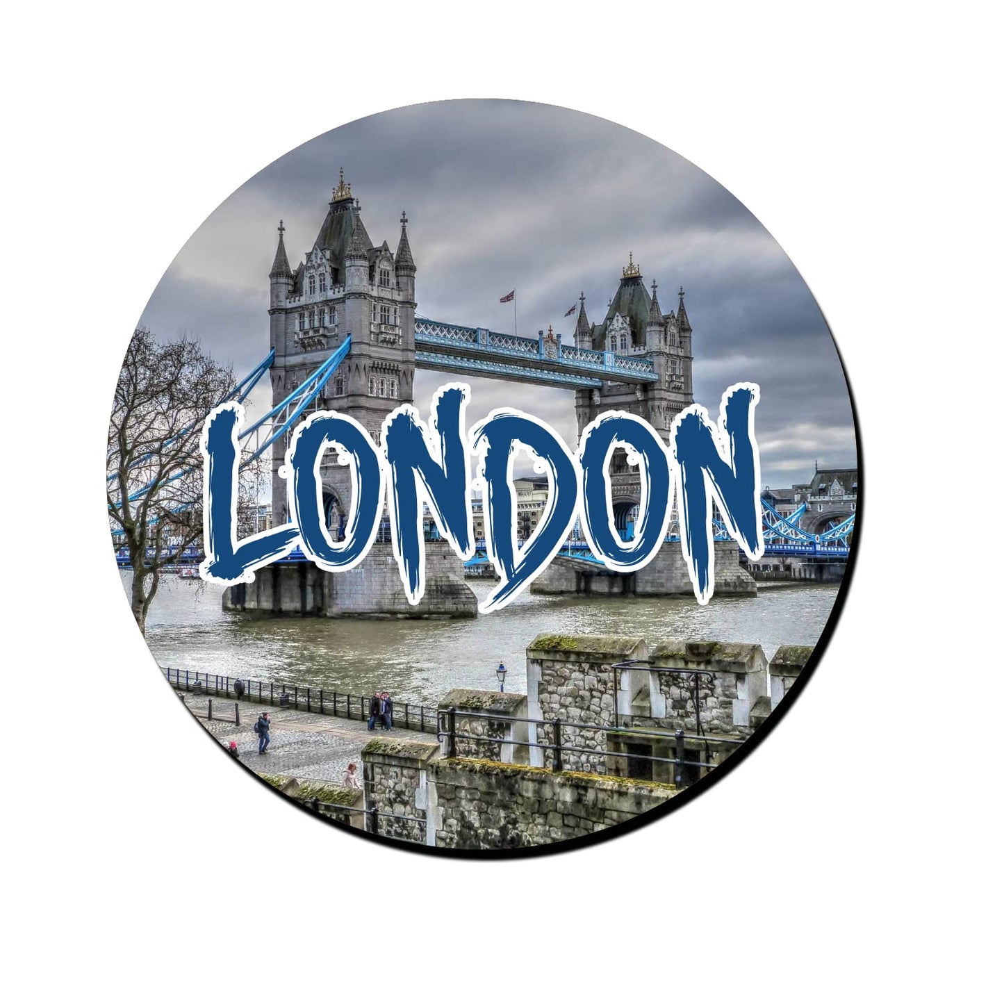 ShopTwiz London Travel Decorative Large Fridge Magnet