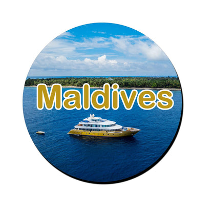 ShopTwiz Maldives Beautiful City Decorative Large Fridge Magnet