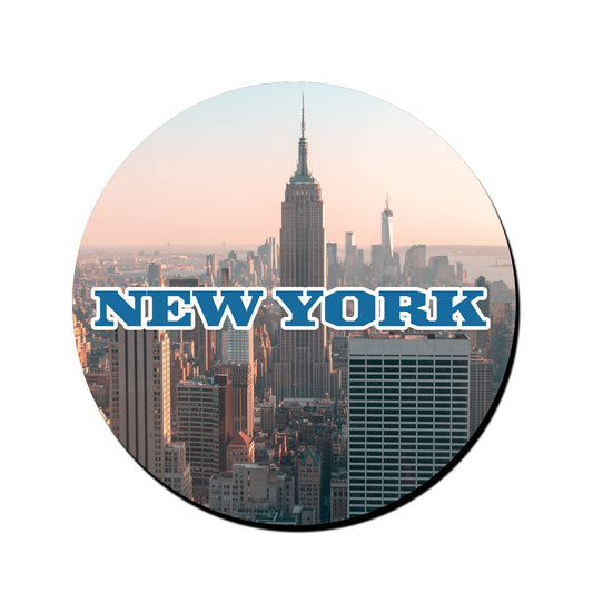 ShopTwiz New York Scenery Decorative Large Fridge Magnet