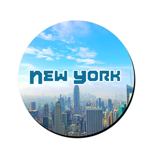 ShopTwiz New York Scenic Decorative Large Fridge Magnet