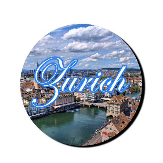 Turnhover Zurich Fridge Magnet (Multicolour)