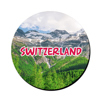 ShopTwiz Switzerland Picture Decorative Large Fridge Magnet